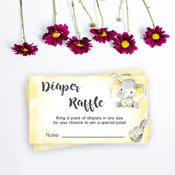 yellow elephant baby games, diaper raffle baby games, yellow baby games, elephant baby shower, fun baby games, top 10 baby games, popular baby games, printable baby games