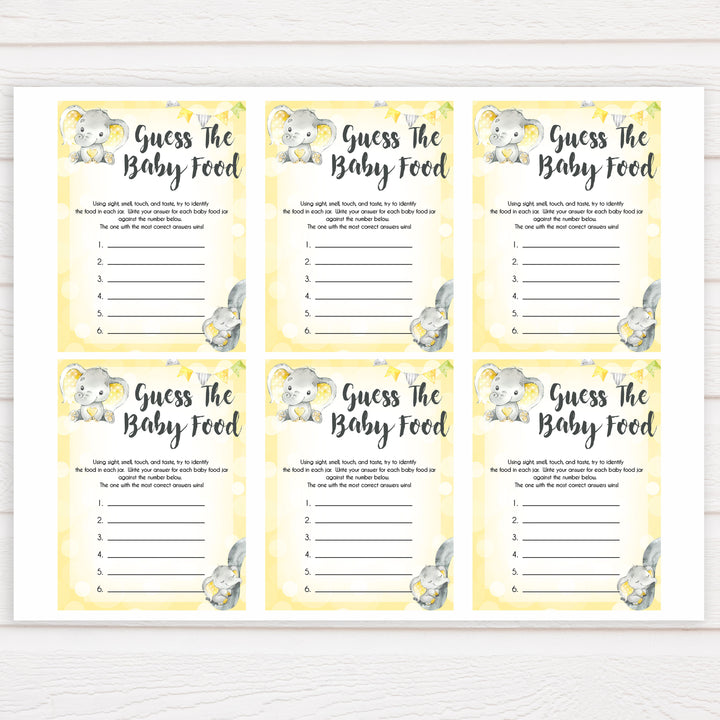 yellow elephant baby games, guess the baby birthday baby games, yellow baby games, elephant baby shower, fun baby games, top 10 baby games, popular baby games, printable baby games