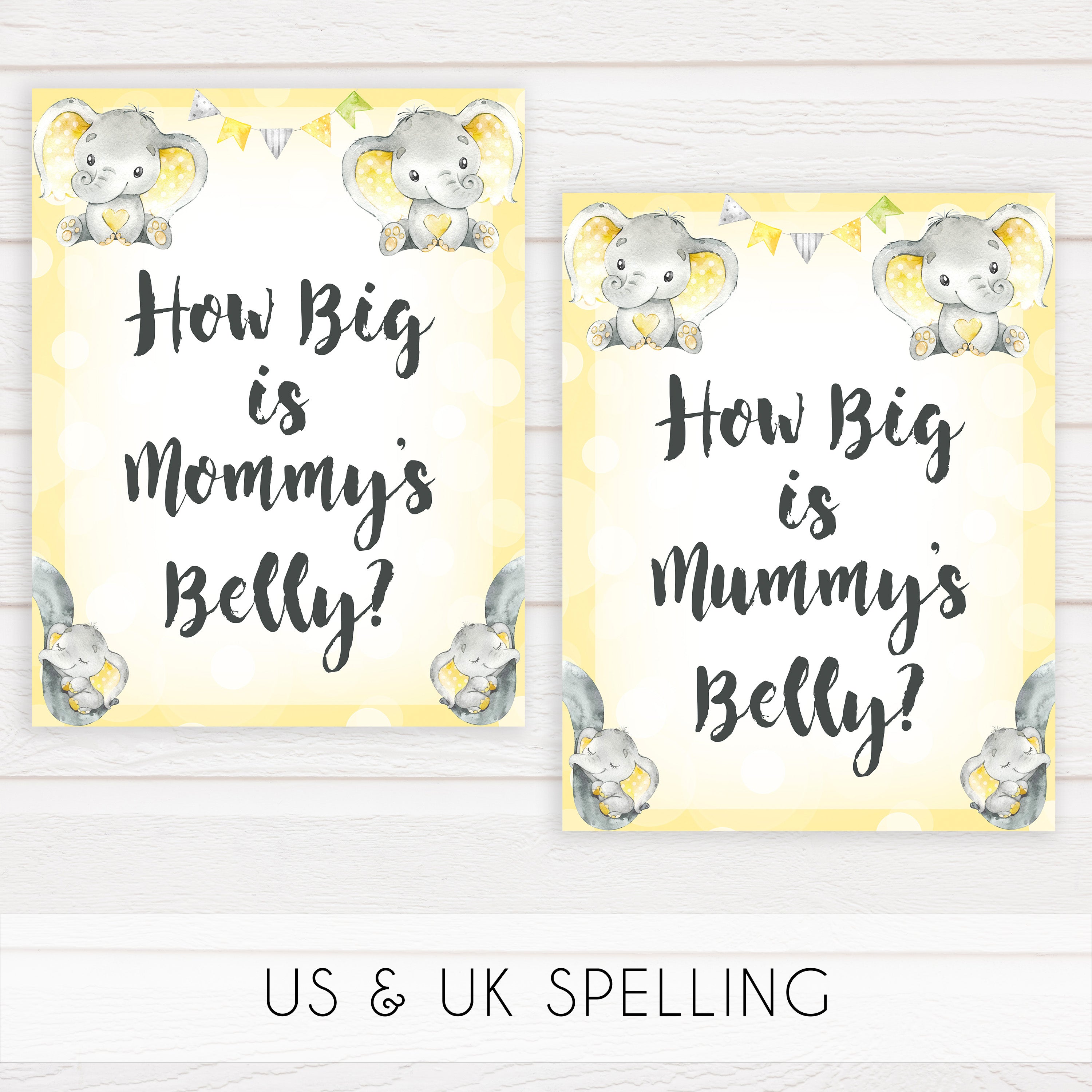 yellow elephant baby games, how big is mummys belly baby games, yellow baby games, elephant baby shower, fun baby games, top 10 baby games, popular baby games, printable baby games