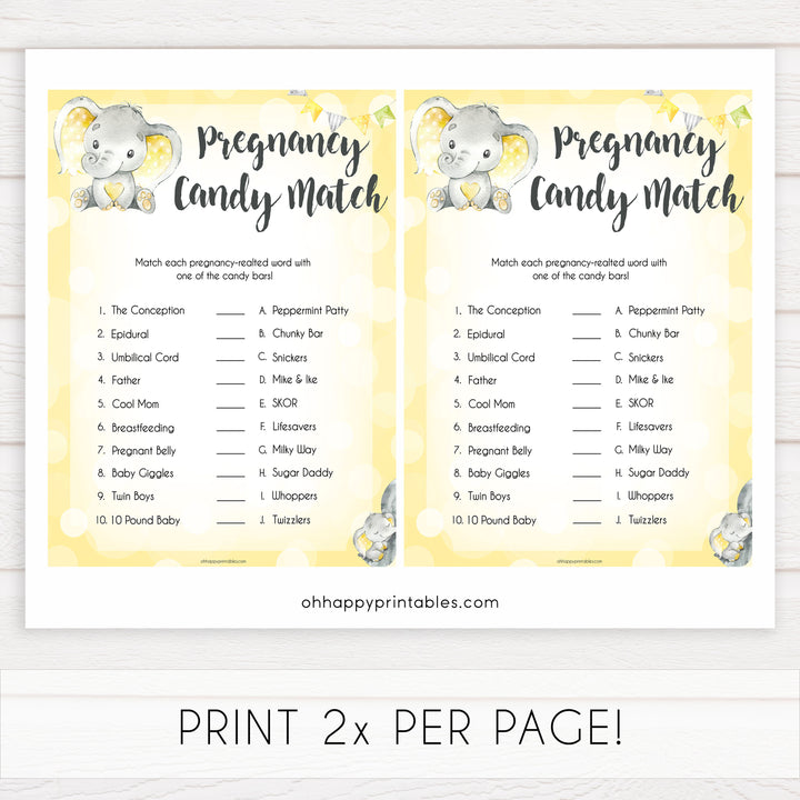 yellow elephant baby games, pregnancy candy match baby games, yellow baby games, elephant baby shower, fun baby games, top 10 baby games, popular baby games, printable baby games