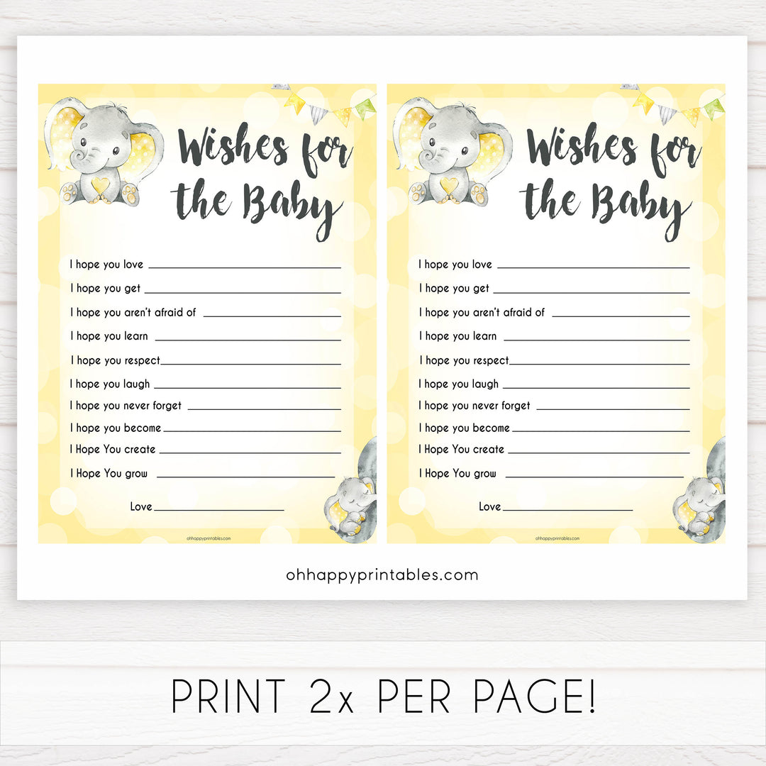 yellow elephant baby games, wishes for the baby  baby games, yellow baby games, elephant baby shower, fun baby games, top 10 baby games, popular baby games, printable baby games