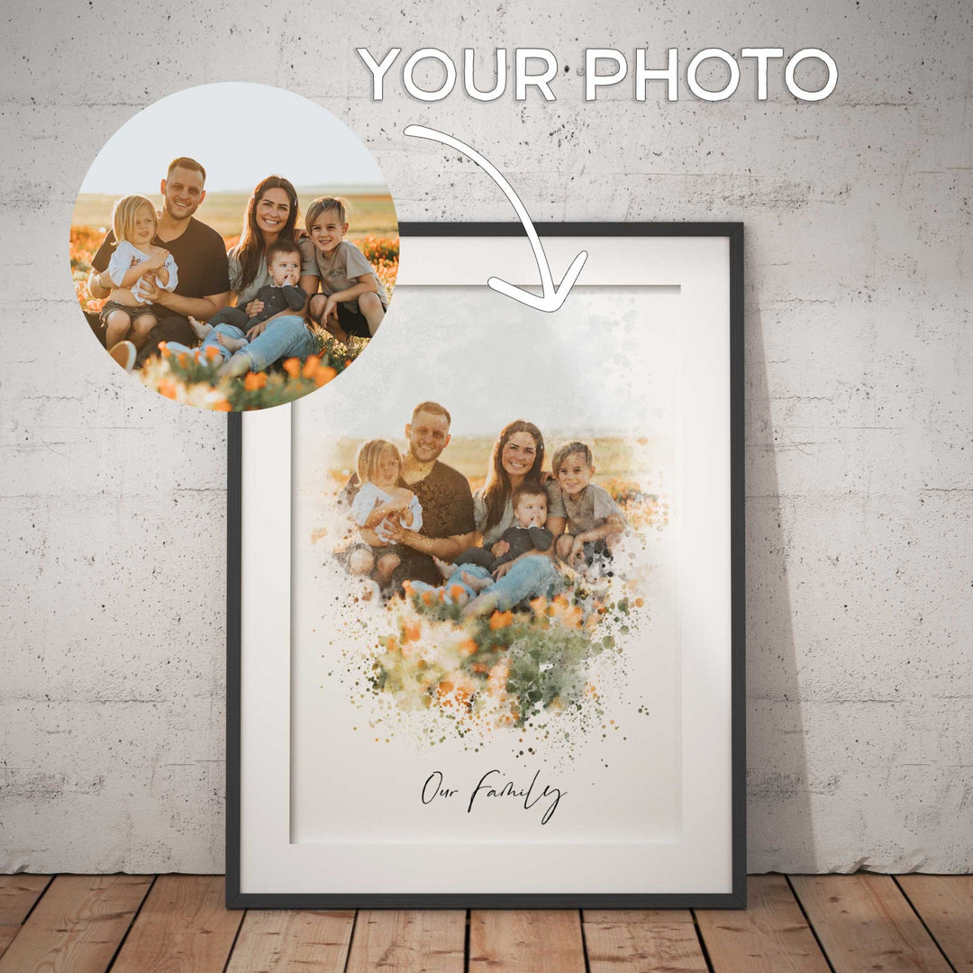 Watercolor Digital Portrait