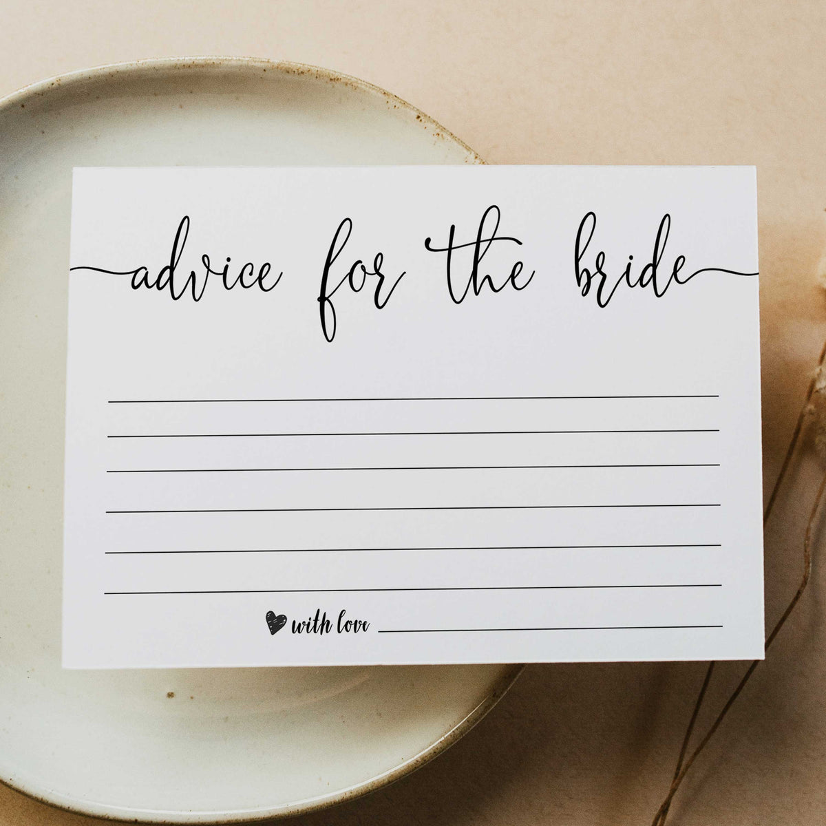 minimalist-advice-for-the-bride-cards-printable-bridal-games-ohhappyprintables for Advice For The Bride And Groom Free Printable Minimalist Advice for the Bride Cards | Printable Bridal Games – OhHappyPrintables for Advice For The Bride And Groom Free Printable