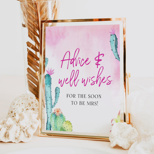 Advice & Well Wishes Sign - Fiesta