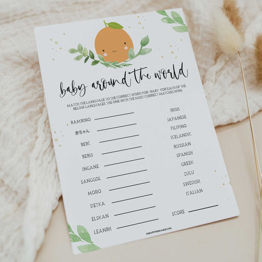 baby around the world game, Printable baby shower games, little cutie baby games, baby shower games, fun baby shower ideas, top baby shower ideas, little cutie baby shower, baby shower games, fun little cutie baby shower ideas