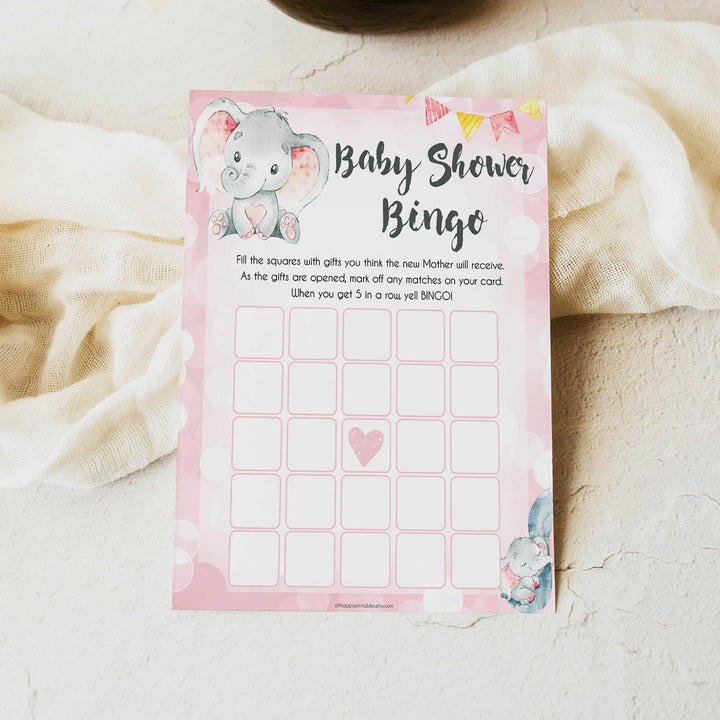 pink elephant baby games, baby shower bingo baby shower games, printable baby shower games, baby shower games, fun baby games, popular baby games, pink baby games