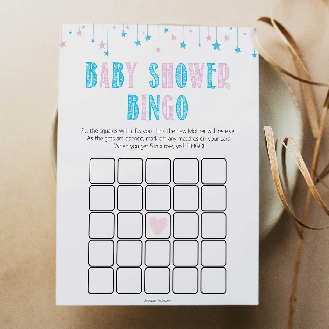 Gender reveal baby games, baby shower bingo baby game, gender reveal shower, fun baby games, gender reveal ideas, popular baby games, best baby games, printable baby games, gender reveal baby games