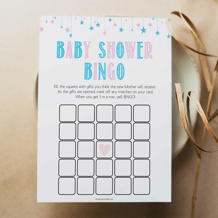 Gender reveal baby games, baby shower bingo baby game, gender reveal shower, fun baby games, gender reveal ideas, popular baby games, best baby games, printable baby games, gender reveal baby games