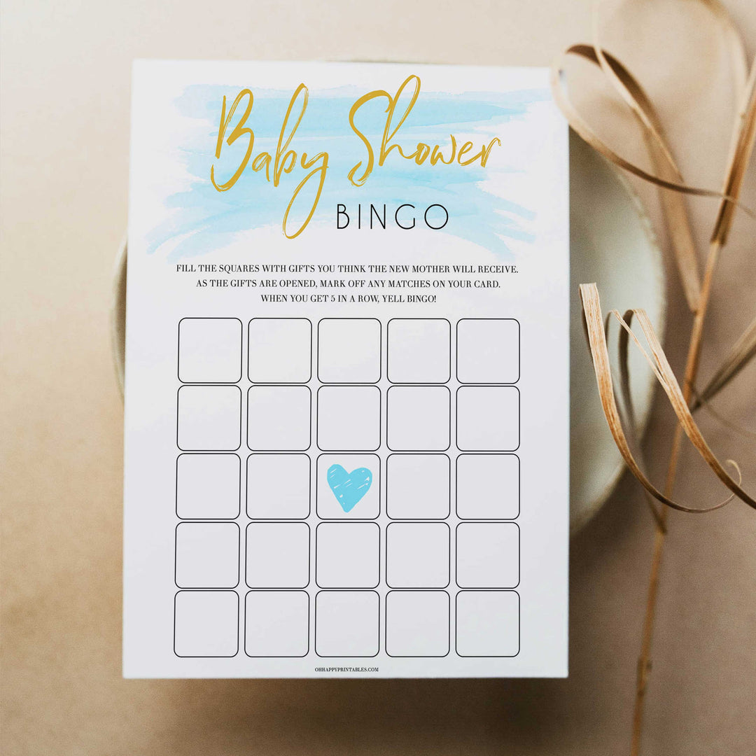 Blue swash, baby shower bingo baby games, baby shower games, printable baby games, fun baby games, boy baby shower games, baby games, fun baby shower ideas, baby shower ideas, boy baby games, blue baby shower
