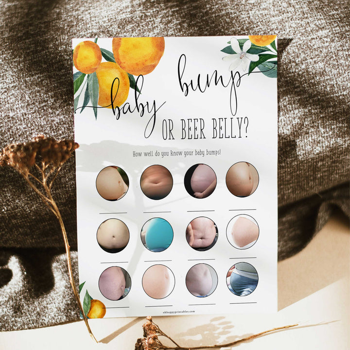 baby bump or beer bally baby game, Printable baby shower games, little cutie baby games, baby shower games, fun baby shower ideas, top baby shower ideas, little cutie baby shower, baby shower games, fun little cutie baby shower ideas, citrus baby shower games, citrus baby shower, orange baby shower