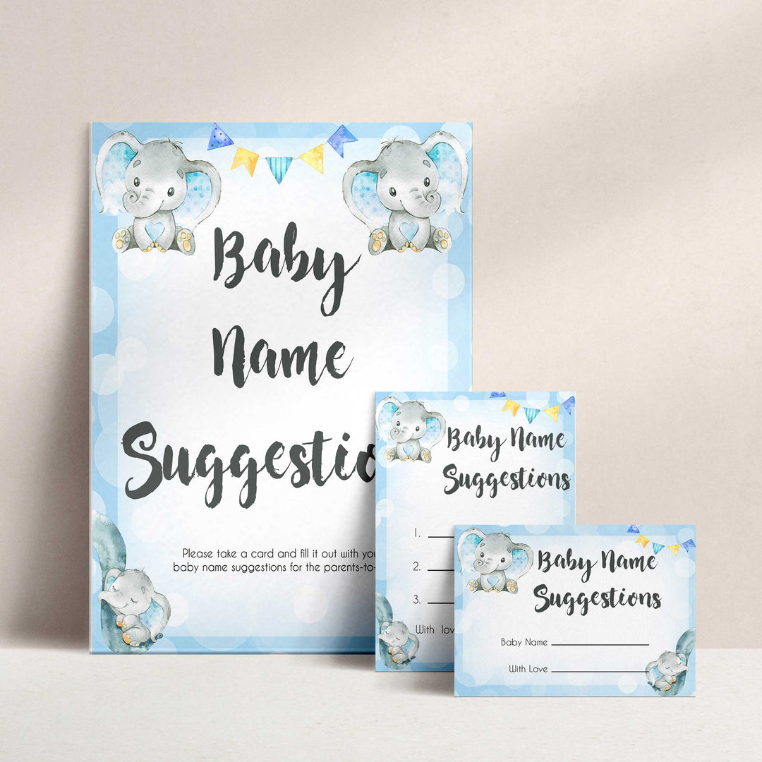  Blue elephant baby games, baby name suggestions, elephant baby games, printable baby games, top baby games, best baby shower games, baby shower ideas, fun baby games, elephant baby shower