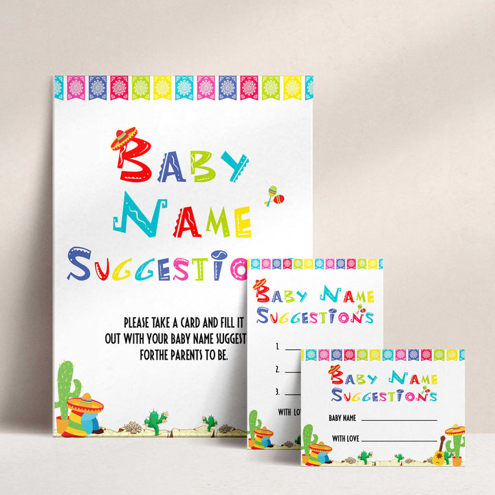 baby name suggestions game, baby suggestions, Printable baby shower games, Mexican fiesta fun baby games, baby shower games, fun baby shower ideas, top baby shower ideas, fiesta shower baby shower, fiesta baby shower ideas