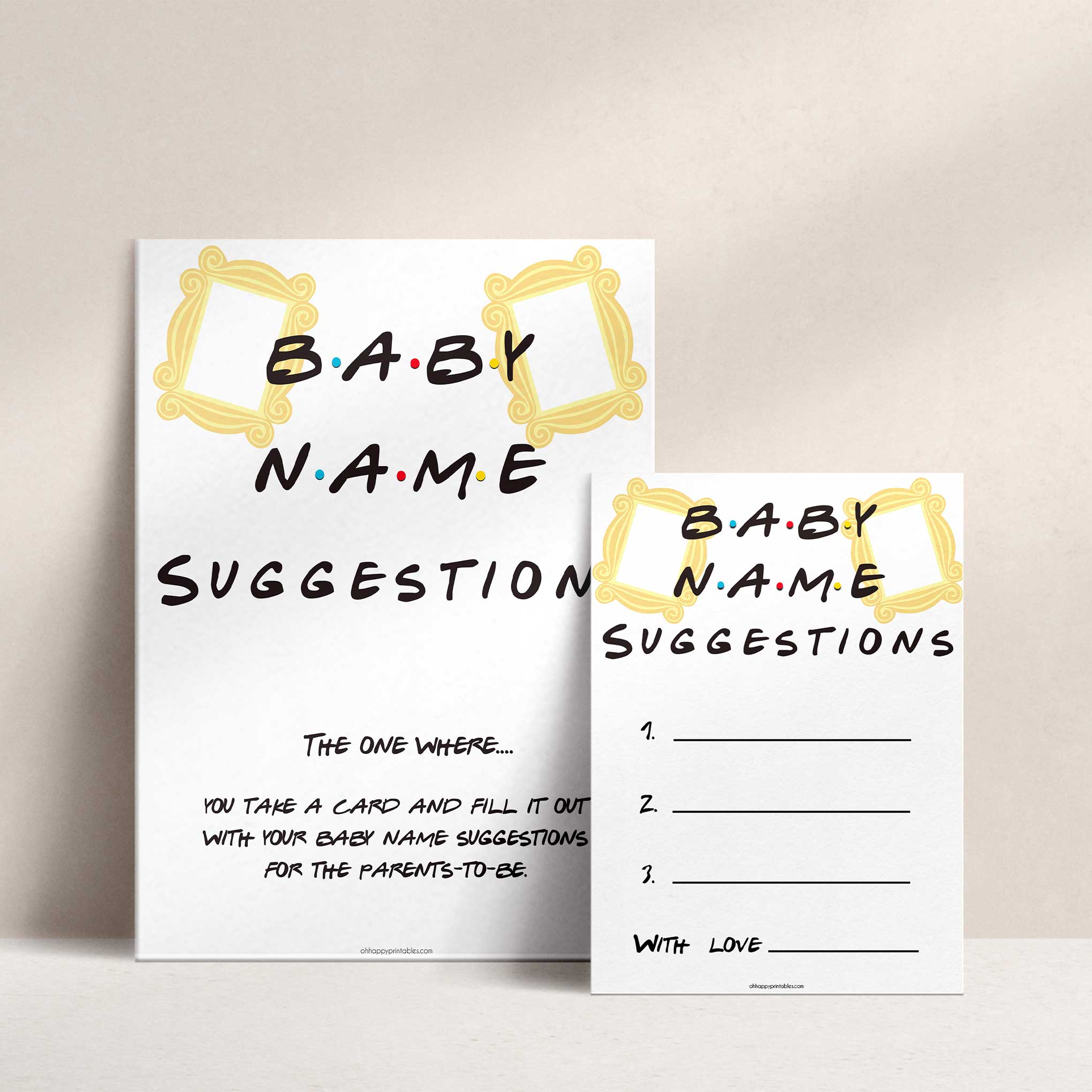 baby name suggestions, Printable baby shower games, friends fun baby games, baby shower games, fun baby shower ideas, top baby shower ideas, friends baby shower, friends baby shower ideas