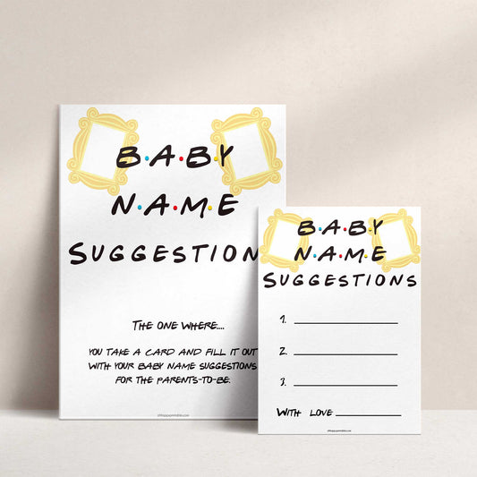baby name suggestions, Printable baby shower games, friends fun baby games, baby shower games, fun baby shower ideas, top baby shower ideas, friends baby shower, friends baby shower ideas