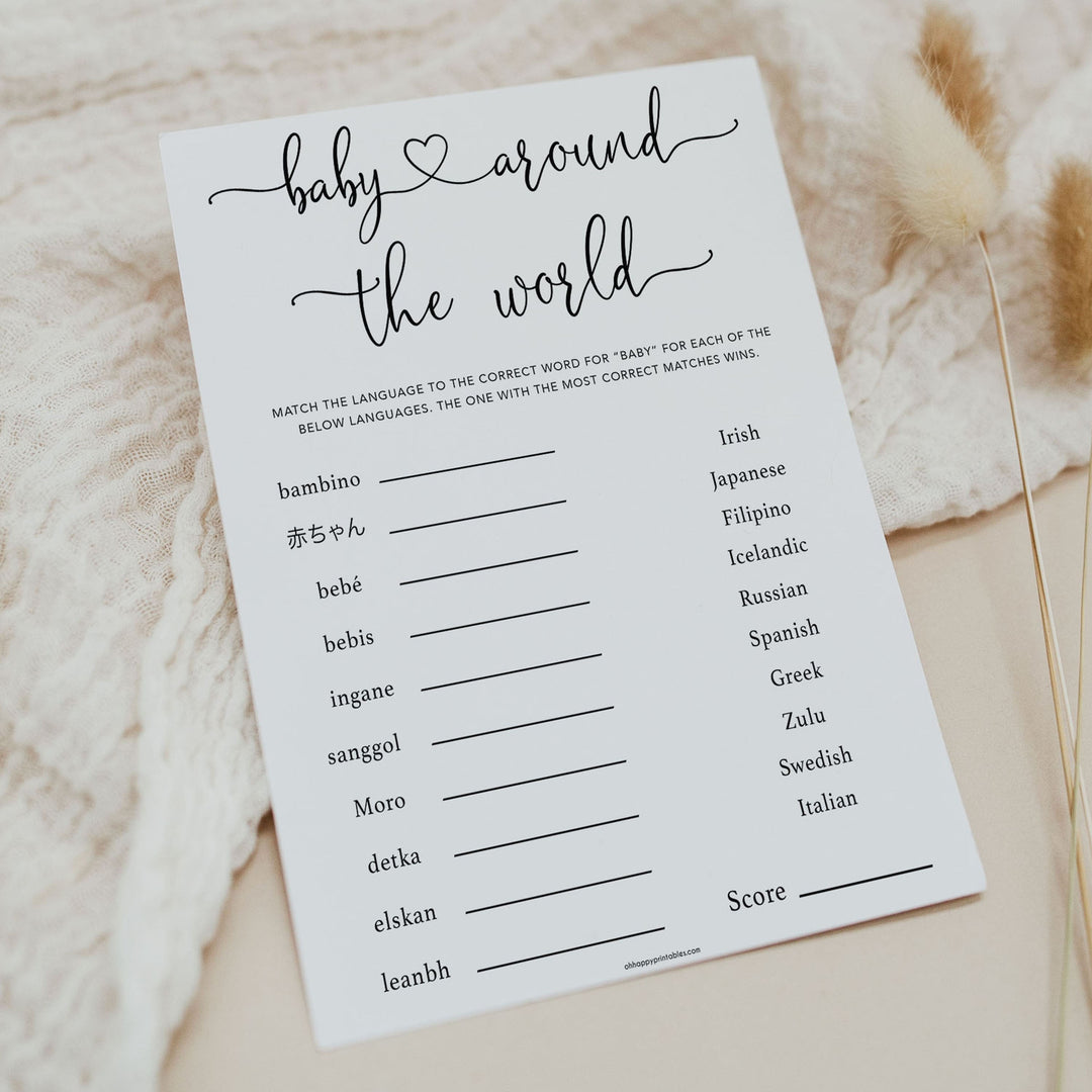 Minimalist baby shower games, baby advice and predictions baby games, 10 baby game bundles, fun baby games, printable baby games, top baby games, popular baby games, labor or porn games, neutral baby games, gender reveal games