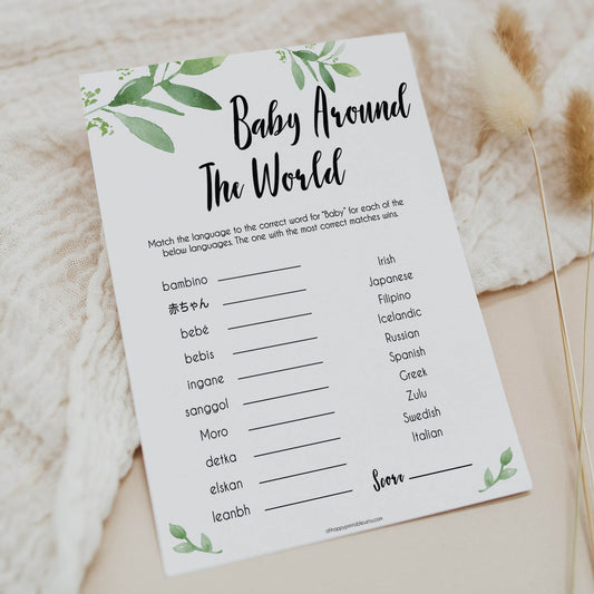 baby around the world baby games, printable baby games, fun baby games, popular baby games