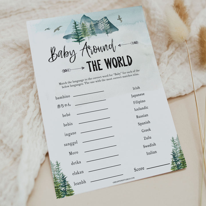 baby around the world game, Printable baby shower games, adventure awaits baby games, baby shower games, fun baby shower ideas, top baby shower ideas, adventure awaits baby shower, baby shower games, fun adventure baby shower ideas