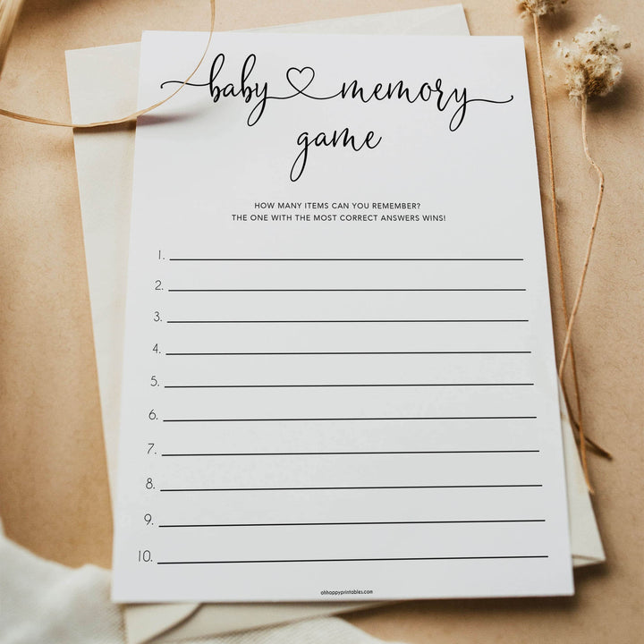 Minimalist baby shower games, baby memory game baby games, 10 baby game bundles, fun baby games, printable baby games, top baby games, popular baby games, labor or porn games, neutral baby games, gender reveal games