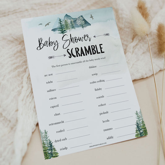 baby shower word scramble game, Printable baby shower games, adventure awaits baby games, baby shower games, fun baby shower ideas, top baby shower ideas, adventure awaits baby shower, baby shower games, fun adventure baby shower ideas