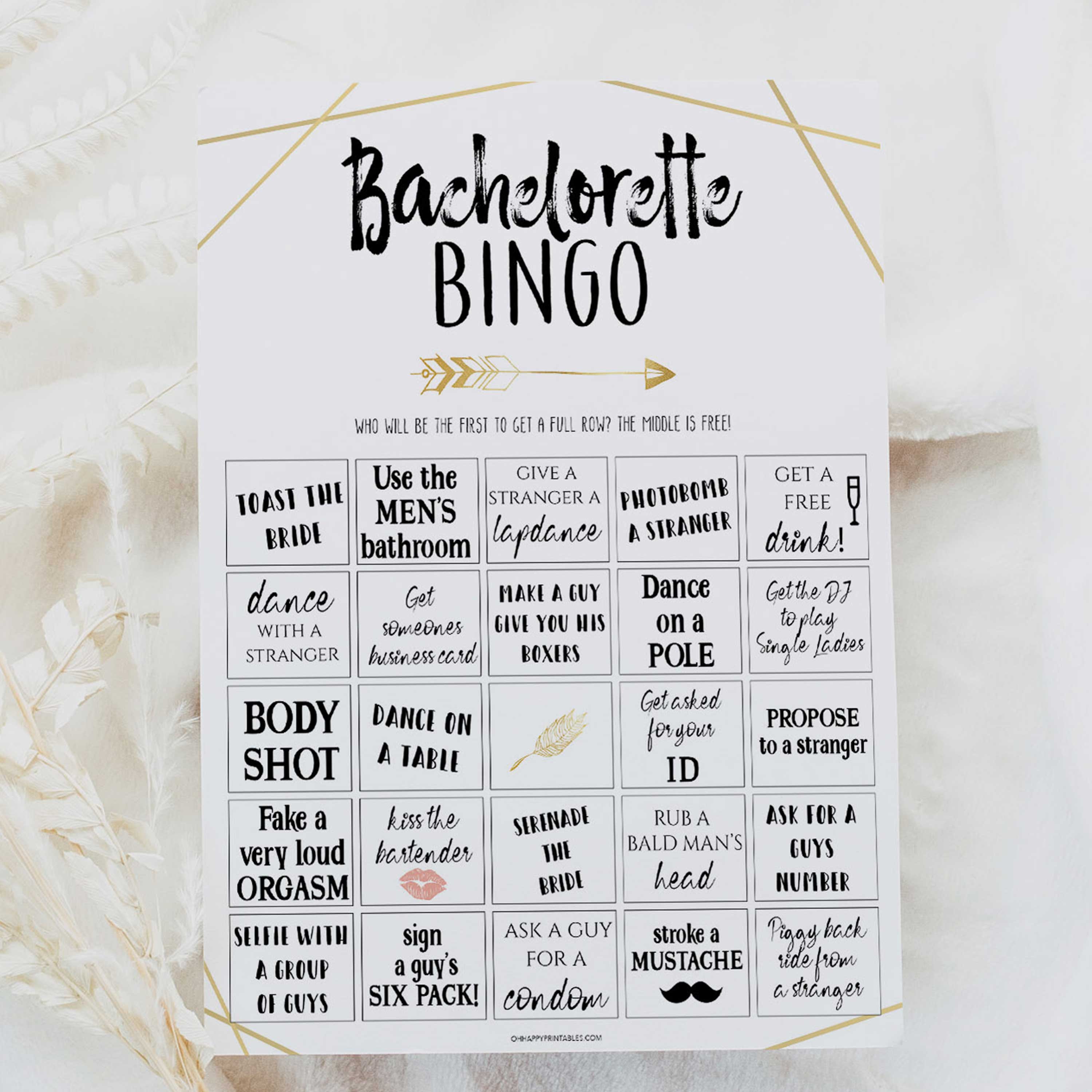 bachelorette bingo game, bride tribe bridal games, printable bridal shower games, bride tribe, fun bridal shower games