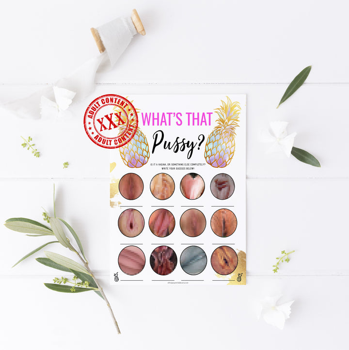 What's That Pussy - Gold Pineapple