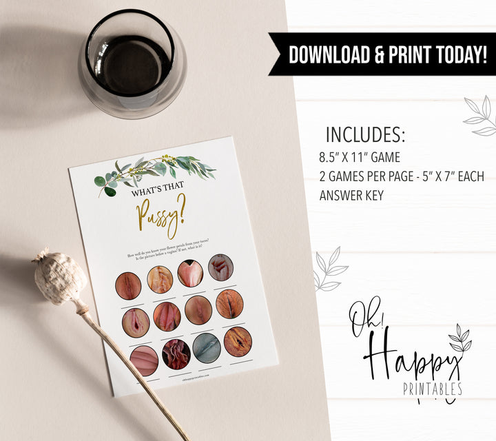 Who Knows the Couple Best - Eucalyptus Leaf