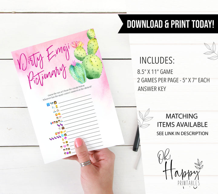 Dirty Emoji Pictionary - Fiesta