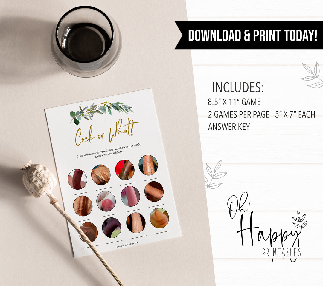 Cock or What - Eucalyptus Leaf