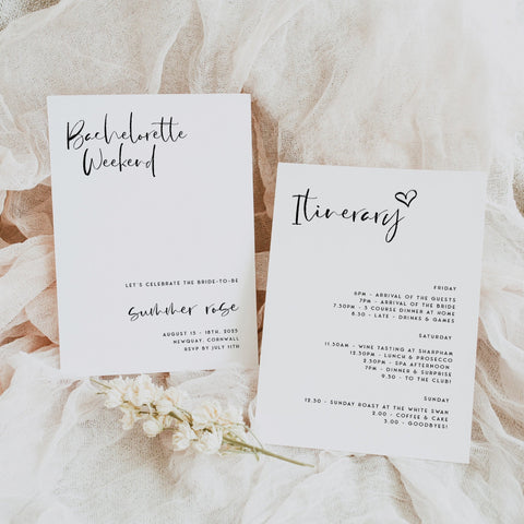 Fully editable and printable bridal shower invitations with a modern minimalist design. Perfect for a modern simple bridal shower themed party
