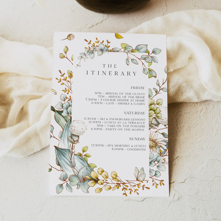 editable summer garden bachelorette weekend invitation, printable floral hen party invitation, summer garden bridal theme