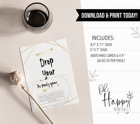 Drop Your Panties Game - Bride Tribe