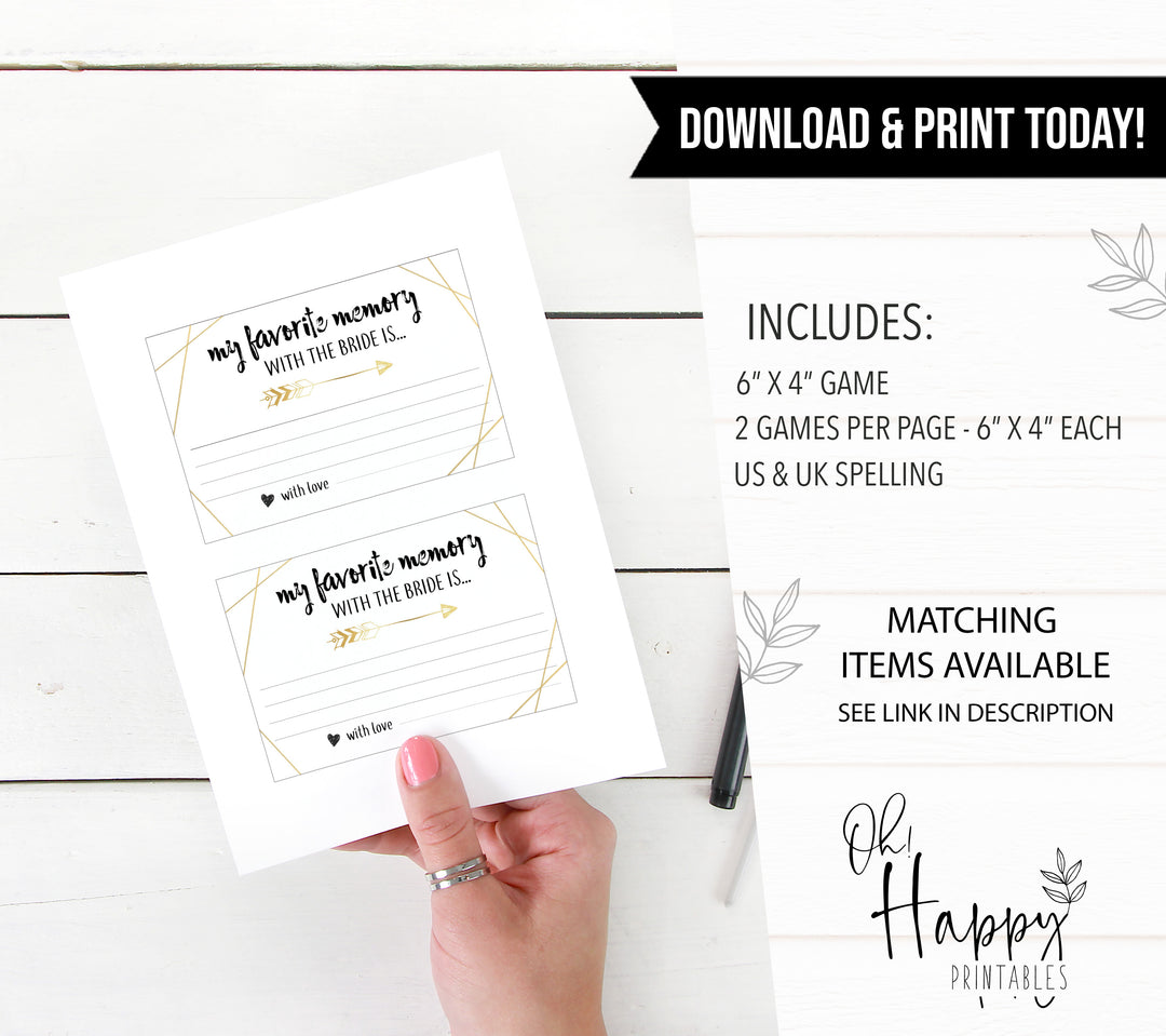 Favourite Memory with the Bride - Bride Tribe