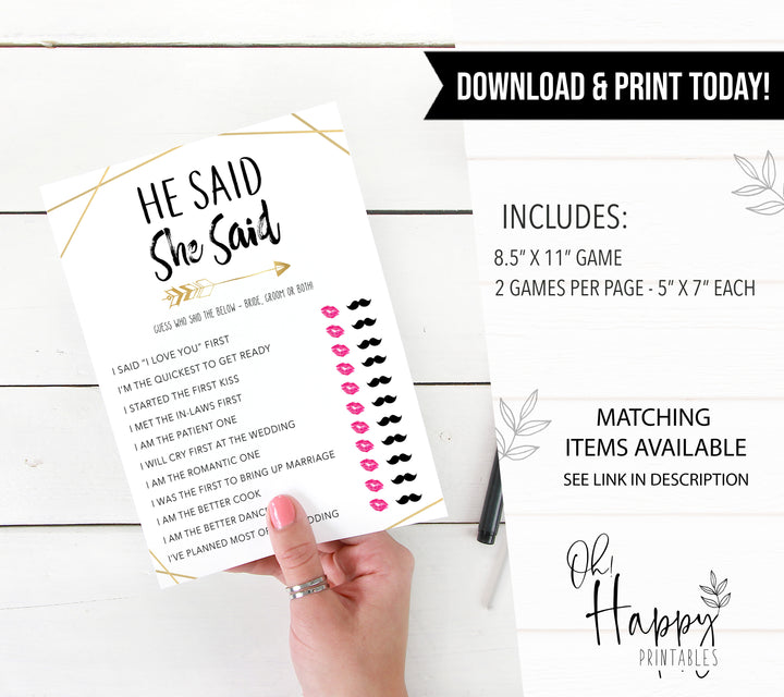 He Said She Said - Bride Tribe