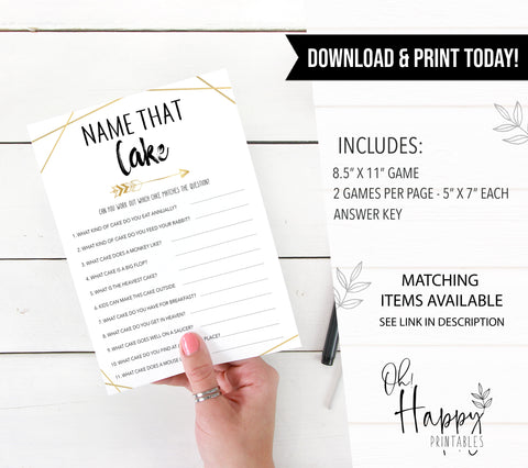 Name that Cake Game - Bride Tribe