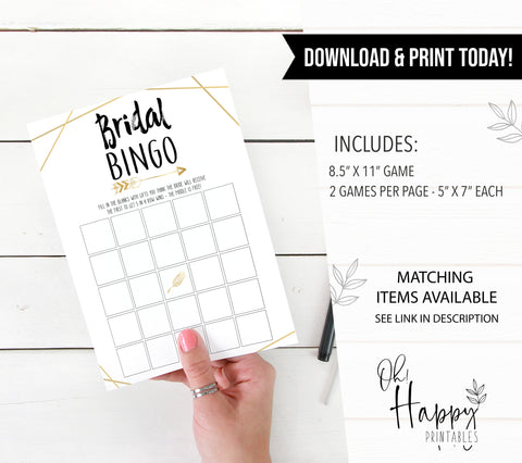 Bridal Bingo Game - Bride Tribe