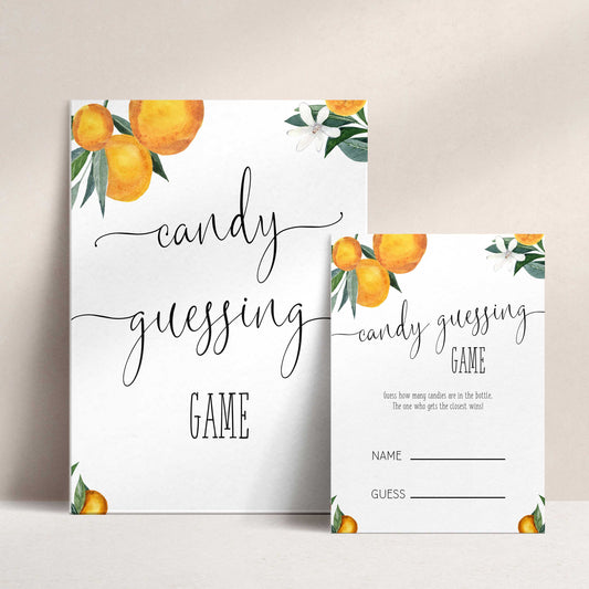 candy guessing game, Printable baby shower games, little cutie baby games, baby shower games, fun baby shower ideas, top baby shower ideas, little cutie baby shower, baby shower games, fun little cutie baby shower ideas, citrus baby shower games, citrus baby shower, orange baby shower