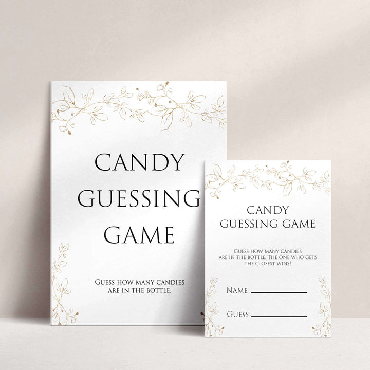 candy guessing game, Printable baby shower games, gold leaf baby games, baby shower games, fun baby shower ideas, top baby shower ideas, gold leaf baby shower, baby shower games, fun gold leaf baby shower ideas