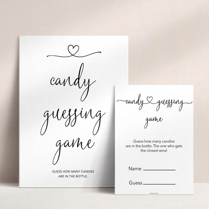 Minimalist baby shower games, candy guessing game baby games, 10 baby game bundles, fun baby games, printable baby games, top baby games, popular baby games, labor or porn games, neutral baby games, gender reveal games