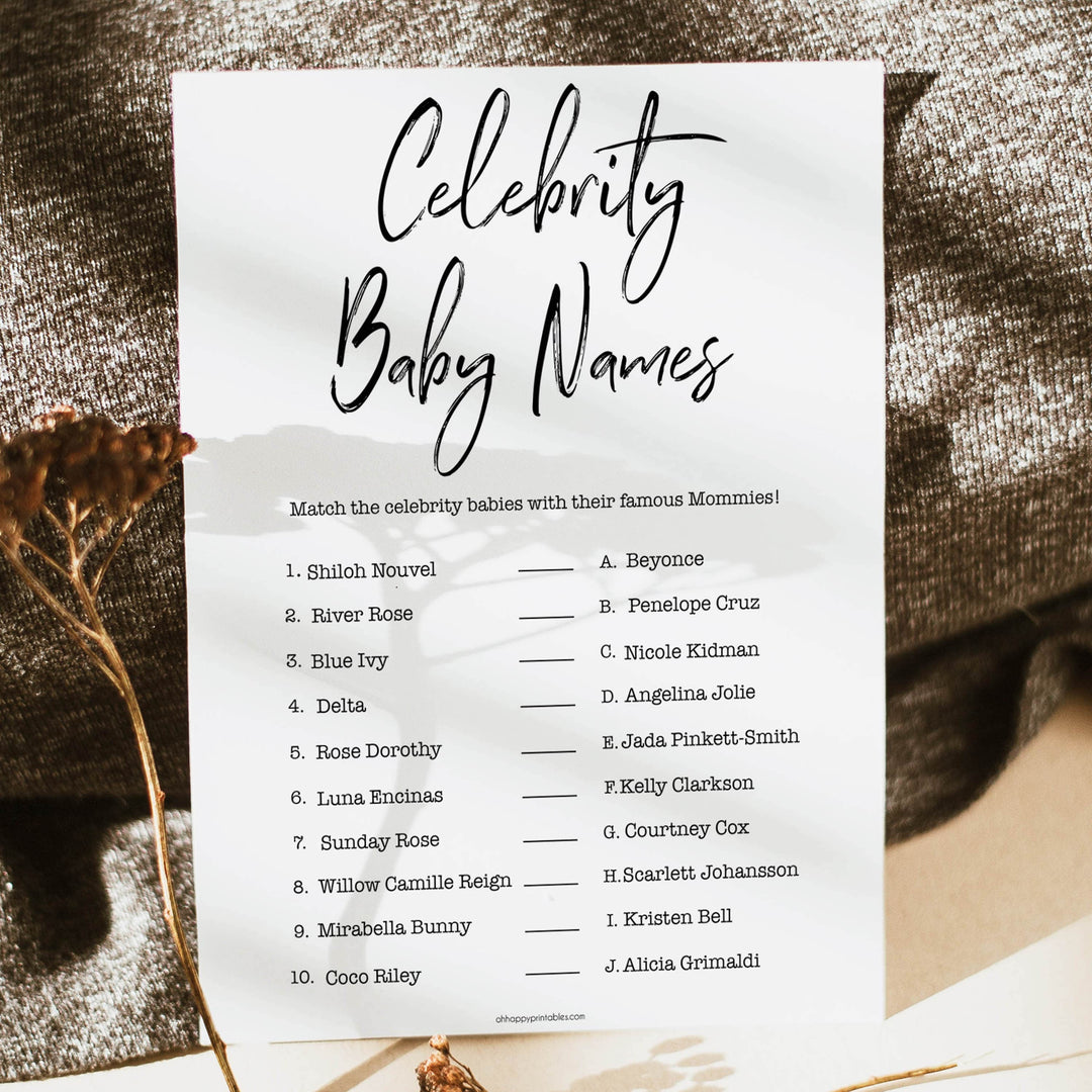 gender neutral baby shower games, celebrity baby names baby games, printable baby shower, popular baby games, fun baby games, baby shower games