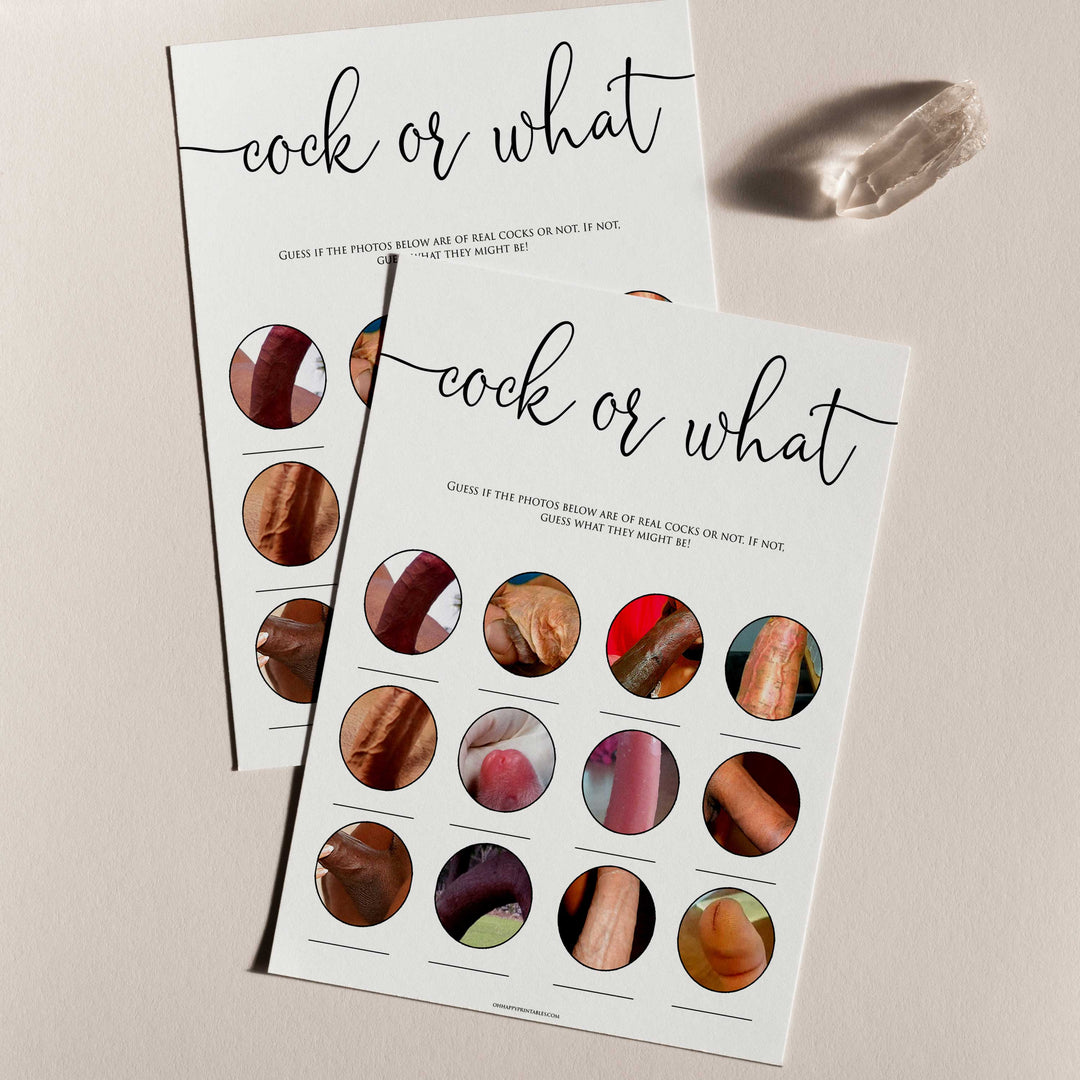 minimalist bachelorette games, cock or what, bridal shower games bundle, dirty bridal games, printable bridal games, bridal shower games, hen party hames, bachelorette games