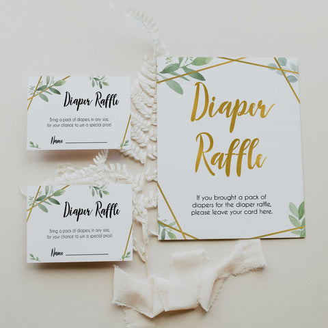 diaper raffle baby games, diaper raffle, Printable baby shower games, geometric fun baby games, baby shower games, fun baby shower ideas, top baby shower ideas, gold baby shower, blue baby shower ideas