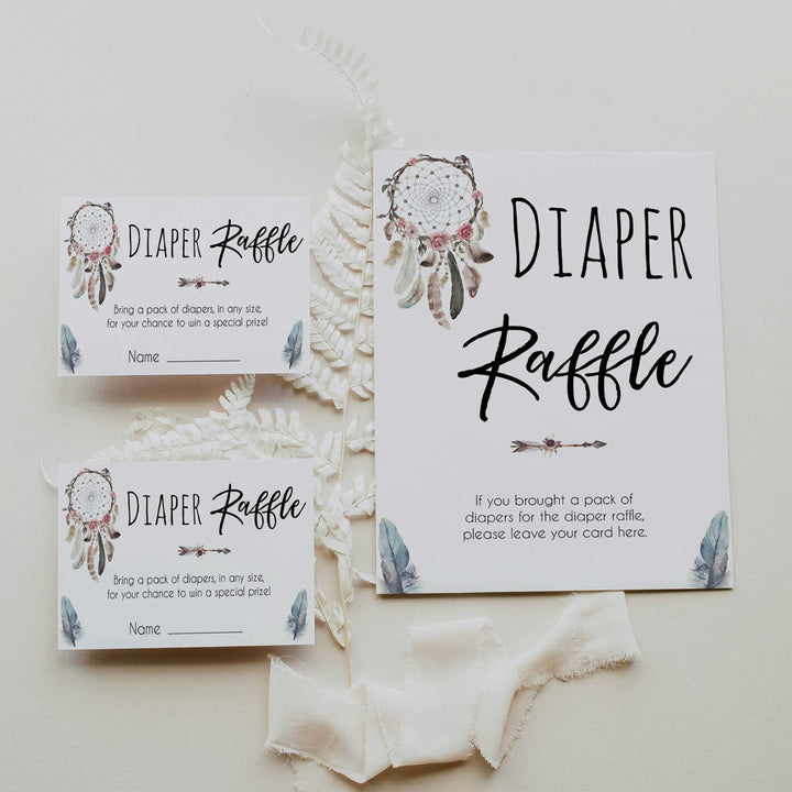 Boho baby games, diaper raffle baby game, fun baby games, printable baby games, top 10 baby games, boho baby shower, baby games, hilarious baby games