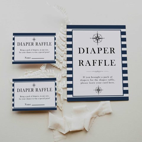 Nautical baby shower games, diaper raffle baby shower games, printable baby shower games, baby shower games, fun baby games, ahoy its a boy, popular baby shower games, sailor baby games, boat baby games