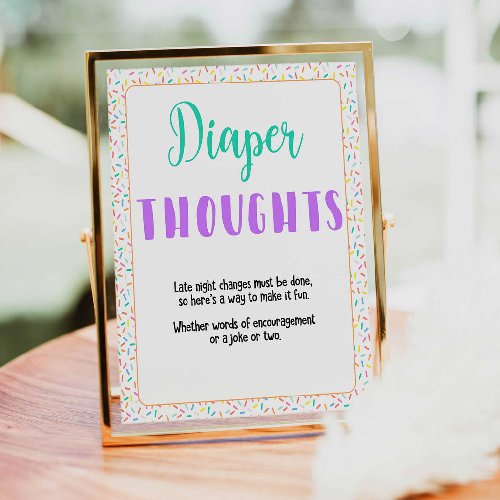 Diaper Thoughts | Baby Sprinkle Printable Baby Games – OhHappyPrintables