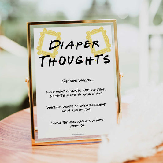 diaper thoughts, late night diaper, Printable baby shower games, friends fun baby games, baby shower games, fun baby shower ideas, top baby shower ideas, friends baby shower, friends baby shower ideas