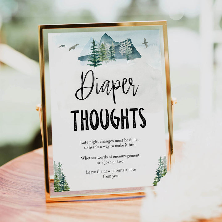 diaper thoughts baby shower, late night diapers, Printable baby shower games, adventure awaits baby games, baby shower games, fun baby shower ideas, top baby shower ideas, adventure awaits baby shower, baby shower games, fun adventure baby shower ideas