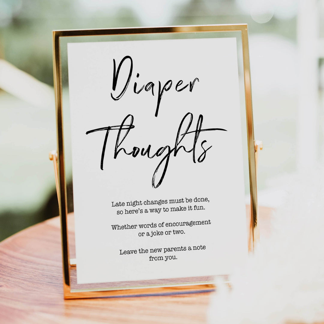 gender neutral baby shower games, diaper thoughts baby games, printable baby shower, popular baby games, fun baby games, baby shower games