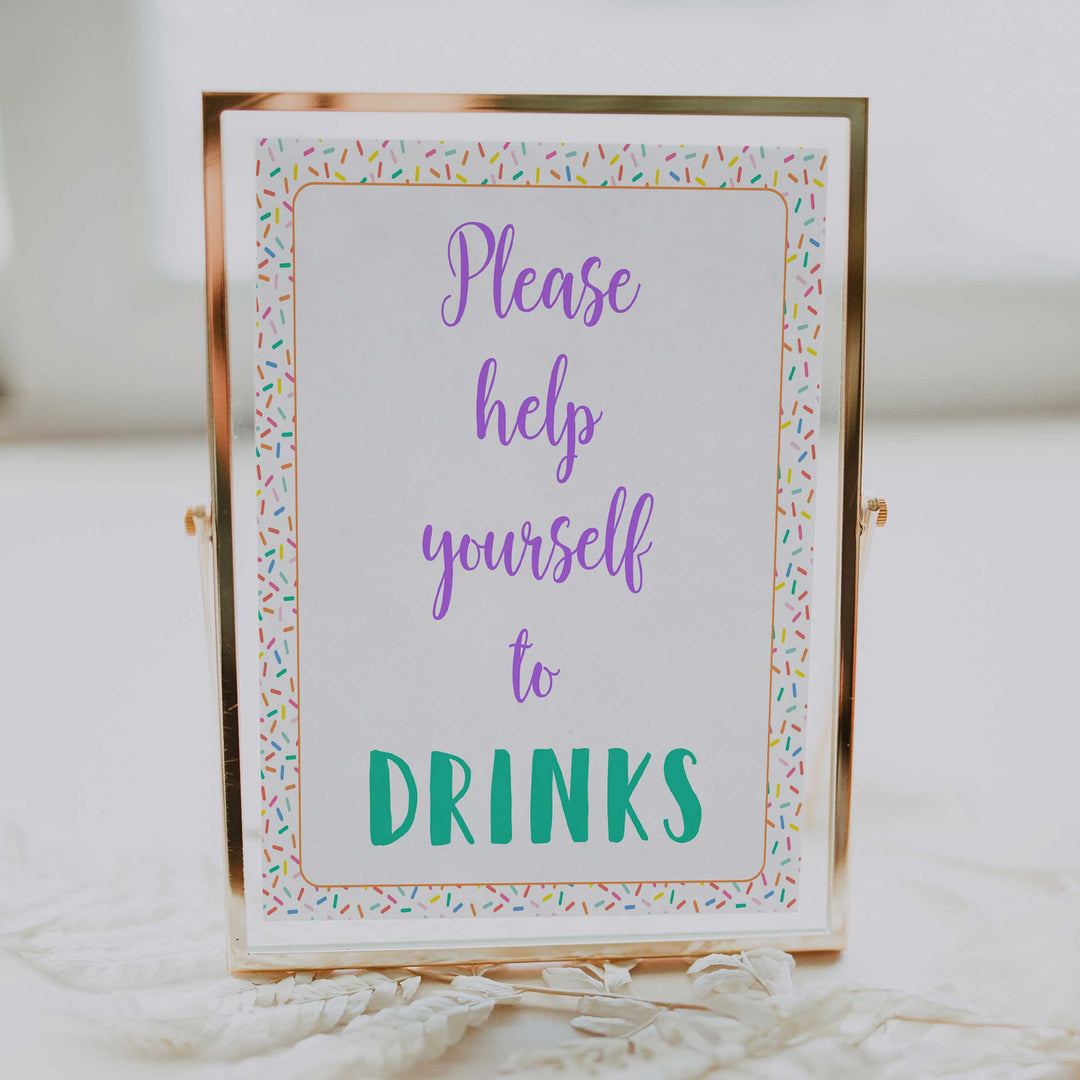 drinks baby table signs, drink baby signs, Baby sprinkle baby decor, printable baby table signs, printable baby decor, baby sprinkle table signs, fun baby signs, baby sprinkle fun baby table signs
