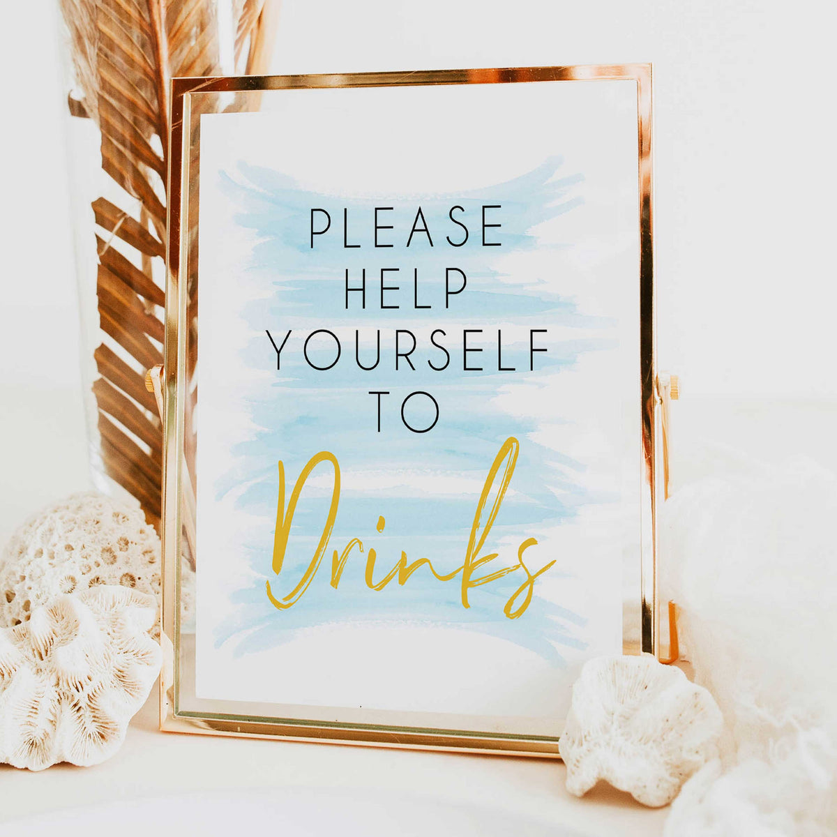 blue watercolor baby signs, drinks baby signs, drinks baby decor, printable baby signs, fun baby games, baby shower ideas