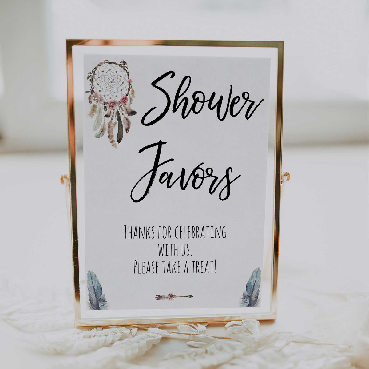 8 Baby Shower Table Signs - Boho Printable Baby Shower Signs –  OhHappyPrintables